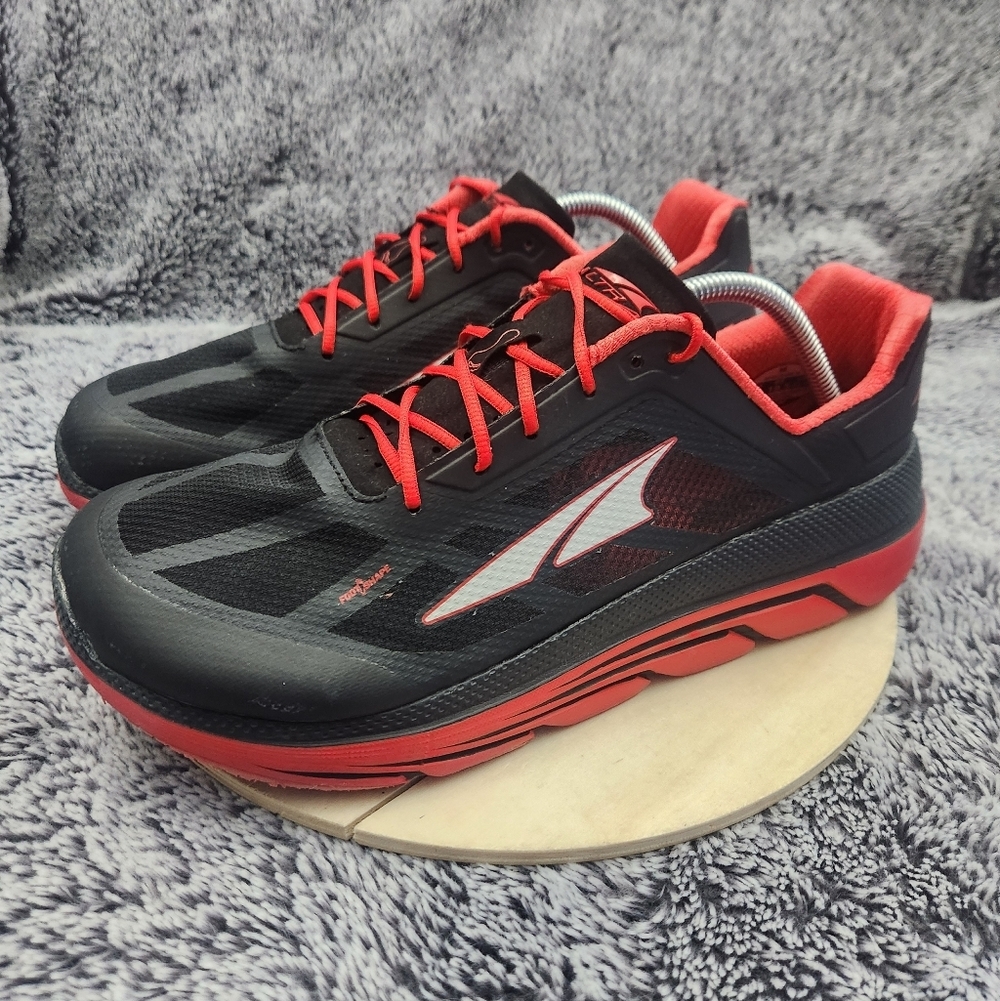 Altra Duo Running Shoes Lightweight Foot Shape Red Black Men's Size 10.5 - Picture 4 of 9
